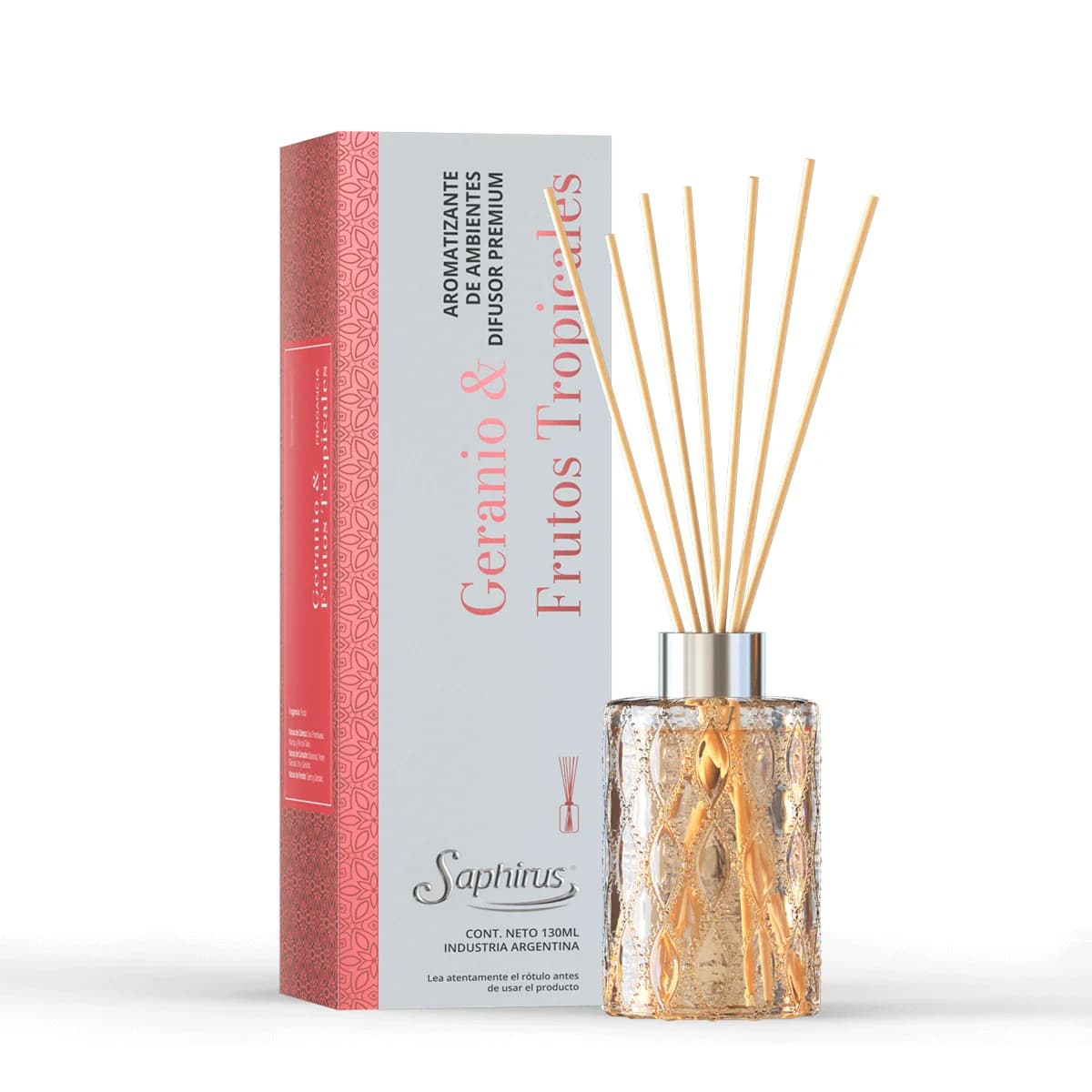Geranio & Frutos Tropicales - Difusor Premium  - 130ml
